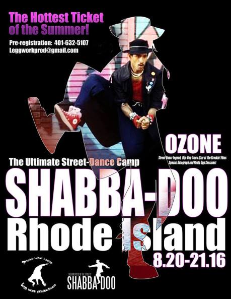 Shabba-Doo RI Dance Camp Flyer Aug 20-21 2016
